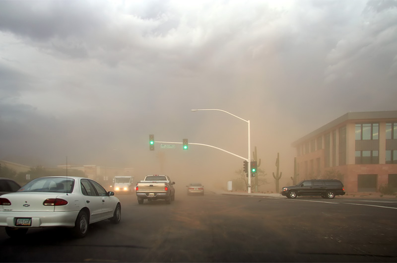 Dust Storm in Phoenix, Arizona