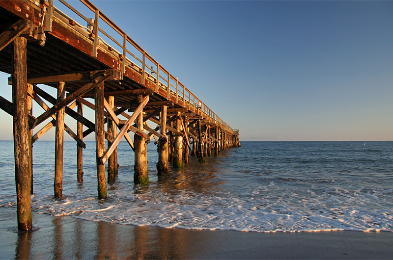 The Goleta Pier near Santa Barbara, California