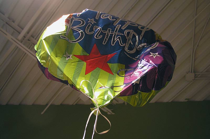 Alan's Freaky Balloon at the office