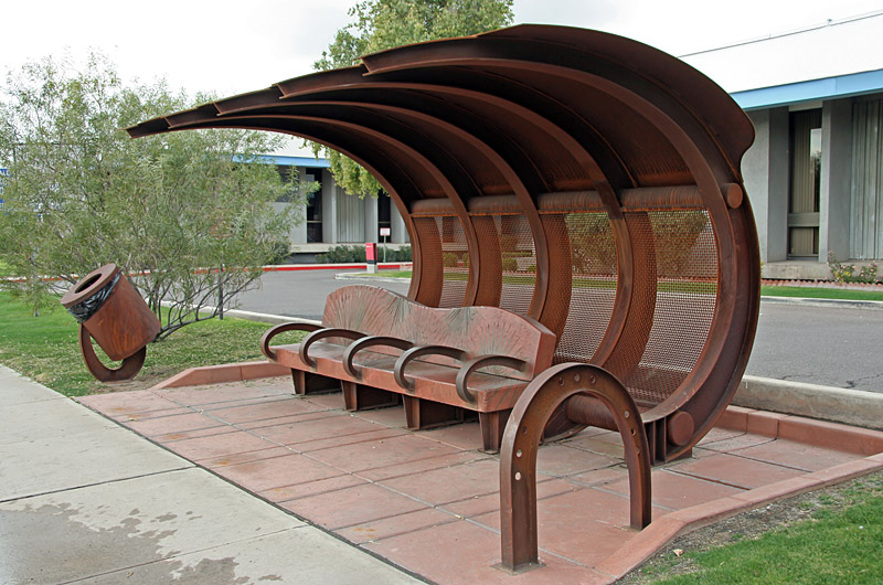 Bus stop in Scottsdale, Arizona