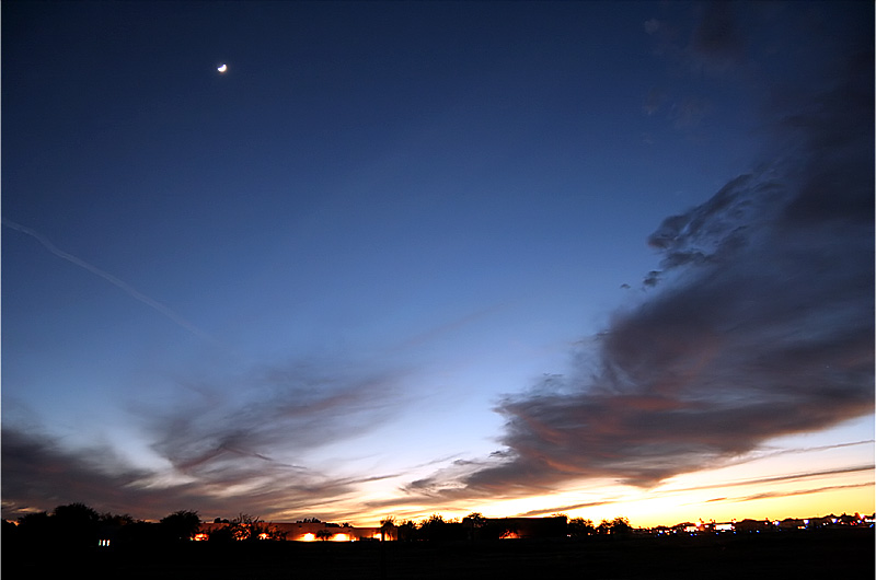 Another great Arizona sunset over Phoenix