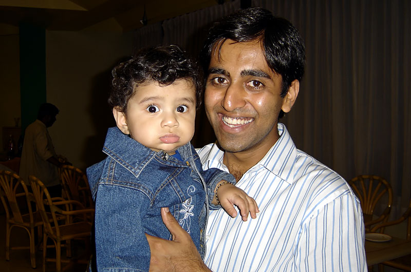 Aditya on his birthday and Jay Patel in Bombay, India