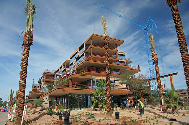 High-rise condo development in Scottsdale, Arizona