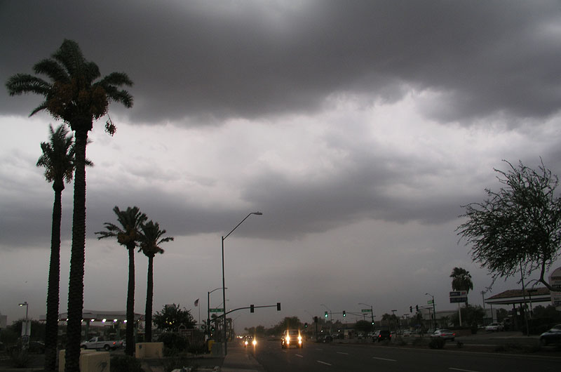 Bell Road and 16th Street - Monsoon storms rolling over Phoenix Arizona