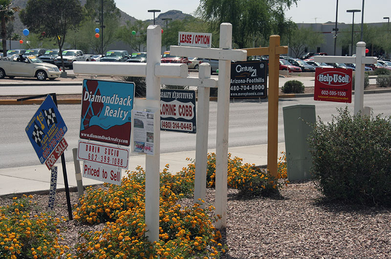 For Sale signs in Phoenix, Arizona