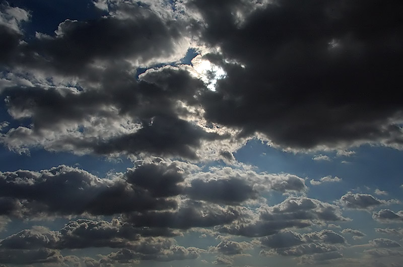 Dark clouds over Phoenix, Arizona