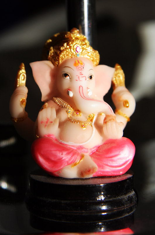 Ganesh in the afternoon sunlight