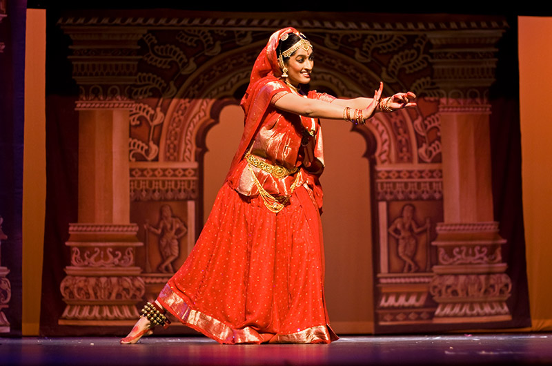 Hemangi Patel at her Arangetram in Phoenix, Arizona