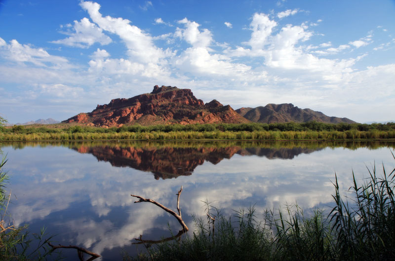 Along the Salt River in Mesa, Arizona