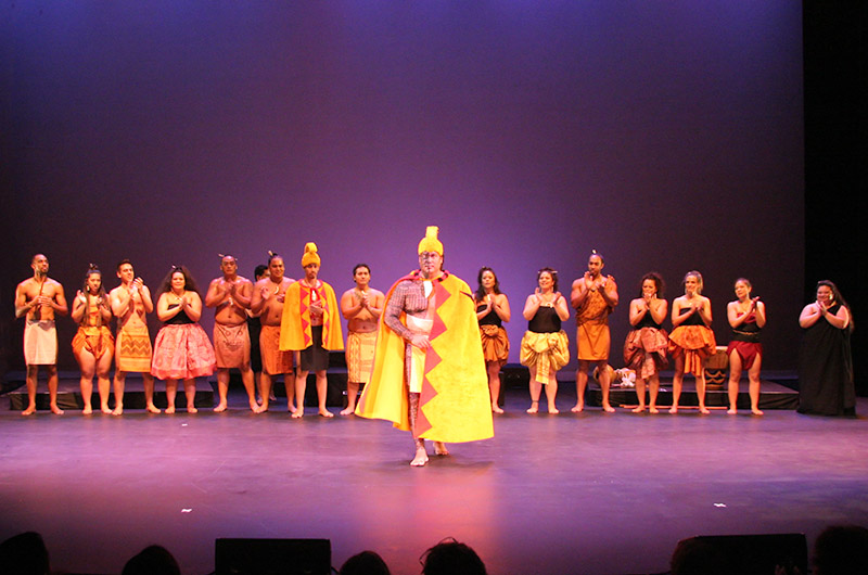 A performance at the Scottsdale Center of the Performing Arts paying tribute to Kahekili the sacred Maui chief