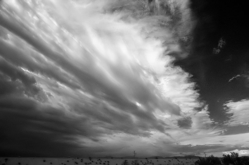 Monsoon storm approaching out of the north heading for Phoenix, Arizona