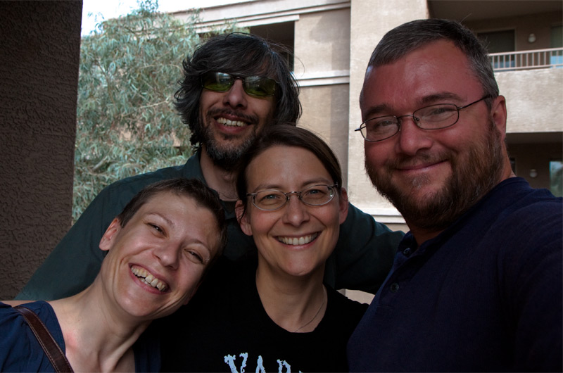 Taner and Verena from Berlin, Germany visiting John and Caroline Wise in Phoenix, Arizona