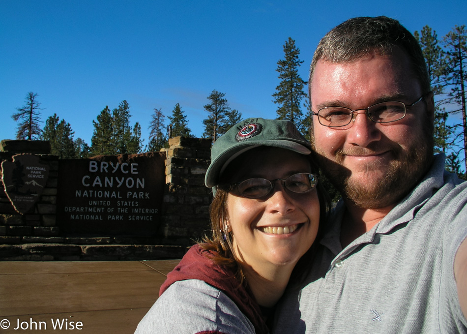 Caroline Wise and John Wise at Bryce National Park in Utah