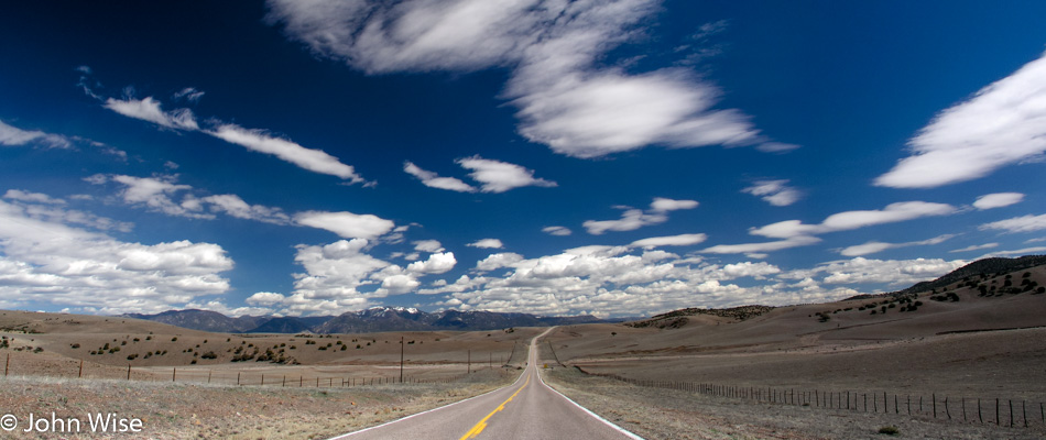 On the road in New Mexico