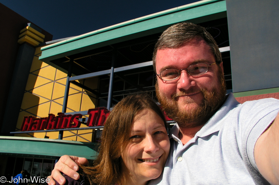 Visiting Harkins movie theater to see House of Flying Daggers in Phoenix, Arizona