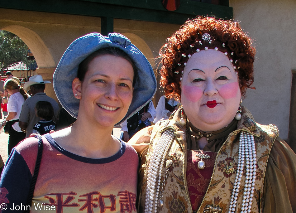 Caroline Wise at the Arizona Renaissance Festival