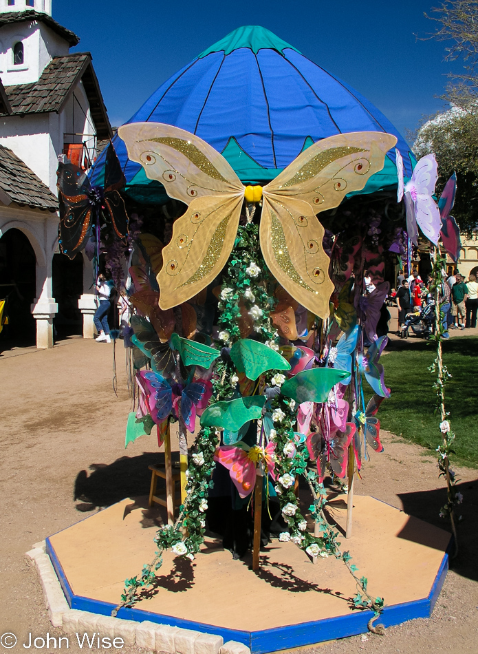 Angel wings on sale at the Renaissance Festival in Arizona