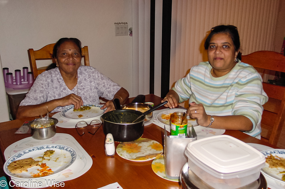 Dinner at Sonal's house is always delicious and fun