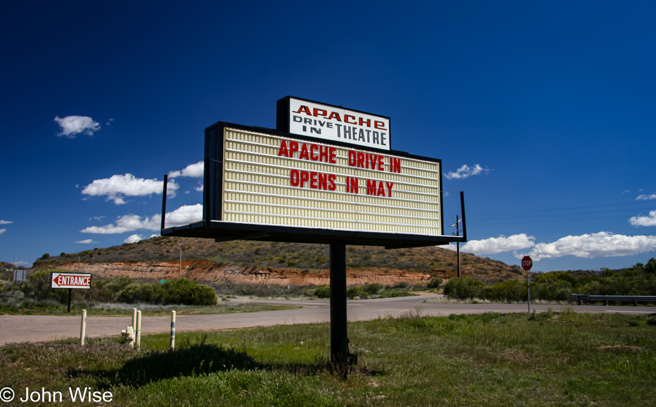 The Apache Drive-in theatre in Globe, Arizona