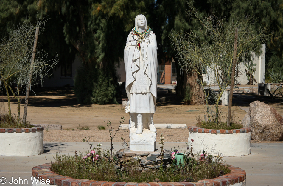 St. John's Indian School and Catholic Church in Laveen, Arizona