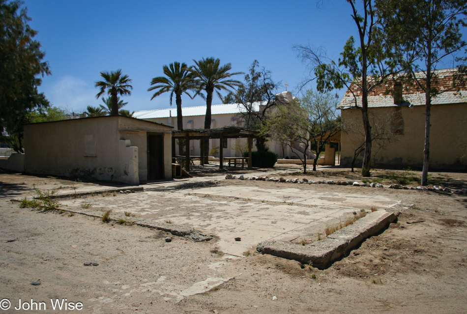 St. John's Indian School and Catholic Church in Laveen, Arizona