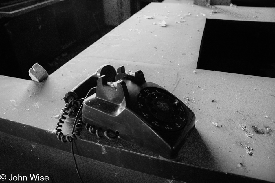 The phone is off the hook and unavailable at the closed Black Canyon Greyhound Park in Black Canyon, Arizona