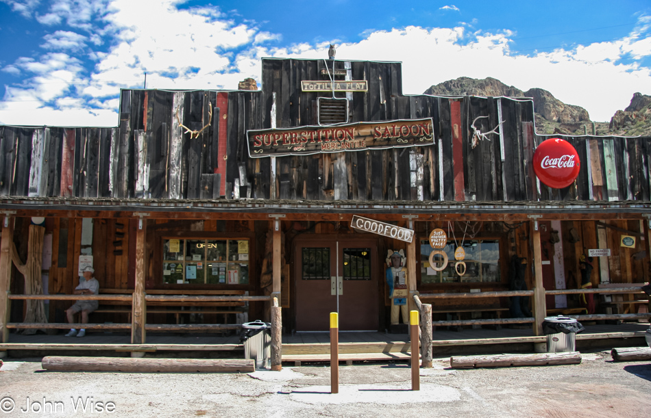 The Superstition Saloon on the Apache Trail in Arizona