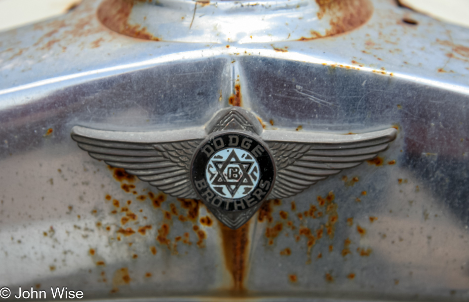 Grill emblem from 1929 Dodge Brothers automobile