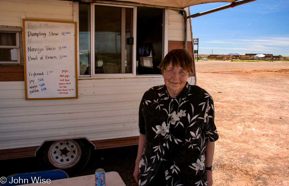 Jutta Engelhardt in Leupp, Arizona