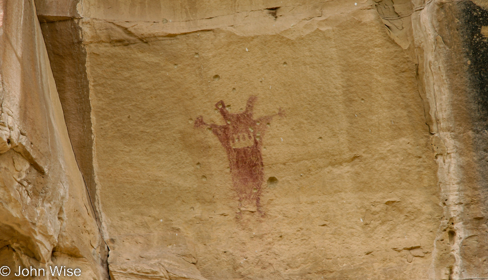 Pictograph at Canyon Pintado off Highway 139 south of Rangely, Colorado