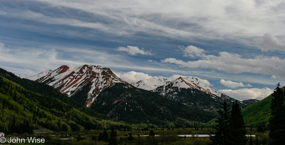 On the Million Dollar Highway in Colorado