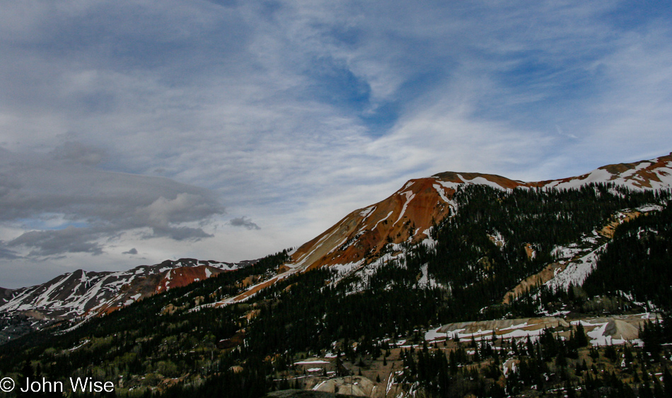 On the Million Dollar Highway in Colorado