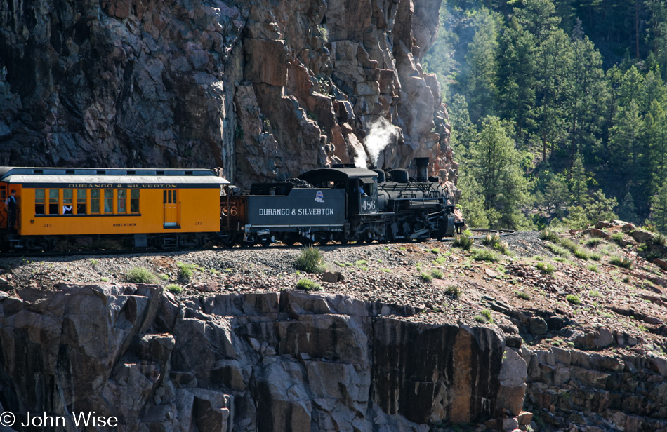 Durango & Silverton Steam Train in Colorado