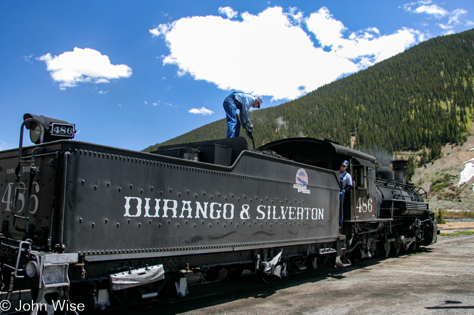 Durango & Silverton Steam Train in Colorado