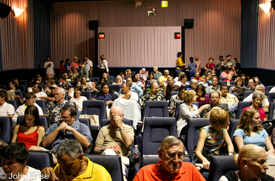 Inside the theater for the fifth annual Scottsdale International Film Festival in Scottsdale, Arizona