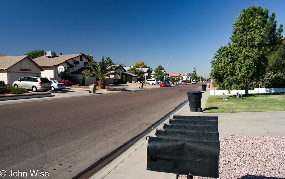 Suburbia in Phoenix, Arizona