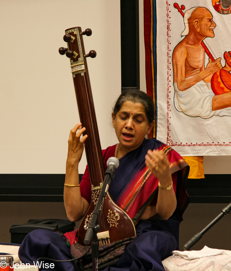 Veena Sahasrabuddhe performing in Phoenix, Arizona at Arizona State University