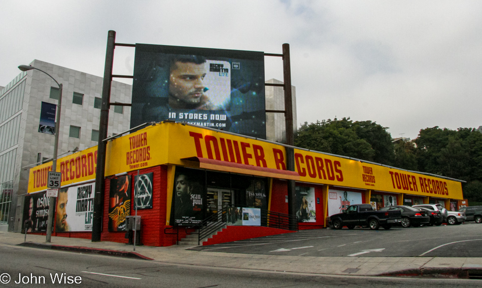 Tower Records in Hollywood California