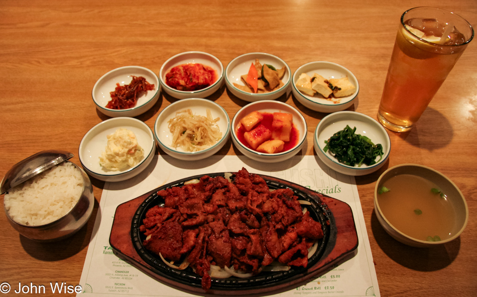 Korean BBQ of Pork Bulgogi from Restaurant Takamatsu in Phoenix, Arizona