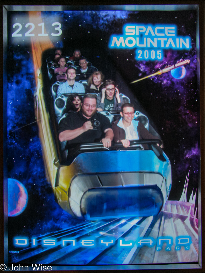 Caroline Wise and John Wise at Disneyland in Anaheim, California