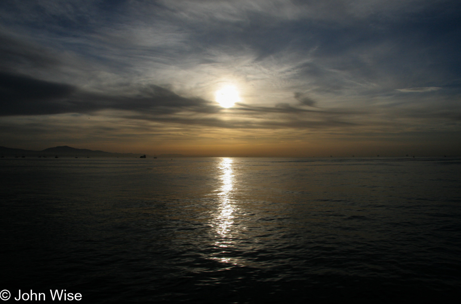 Sunrise in Santa Barbara, California