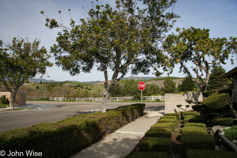 The view from my uncle's home in Santa Barbara, California