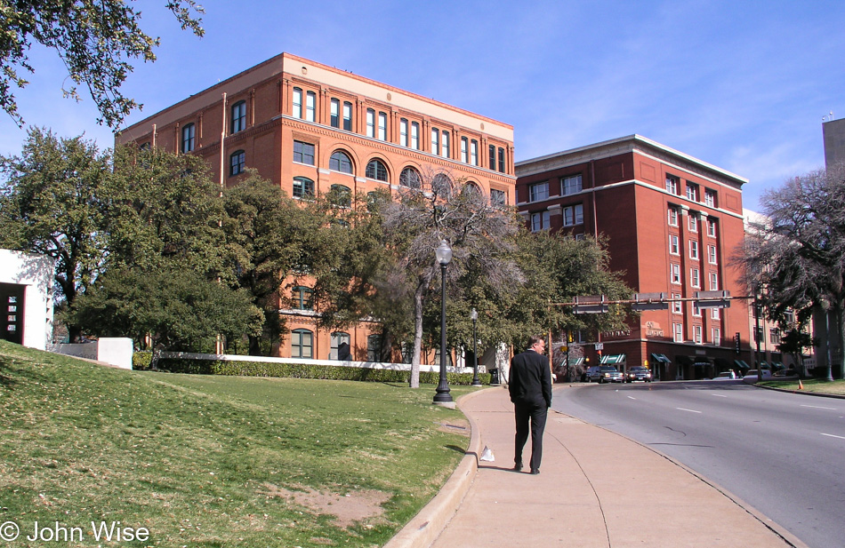 The site where JFK was assassinated in Dallas, Texas