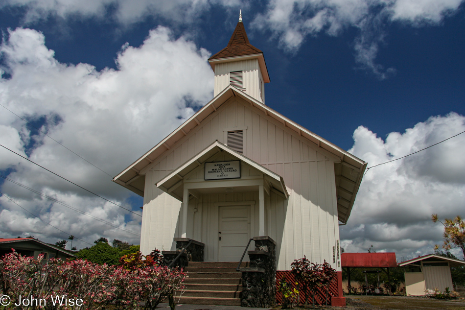 Ka Mauloa Church in Kurtistown, Hawaii on Highway 11