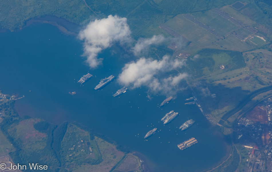 Flying to Kauai, Hawaii