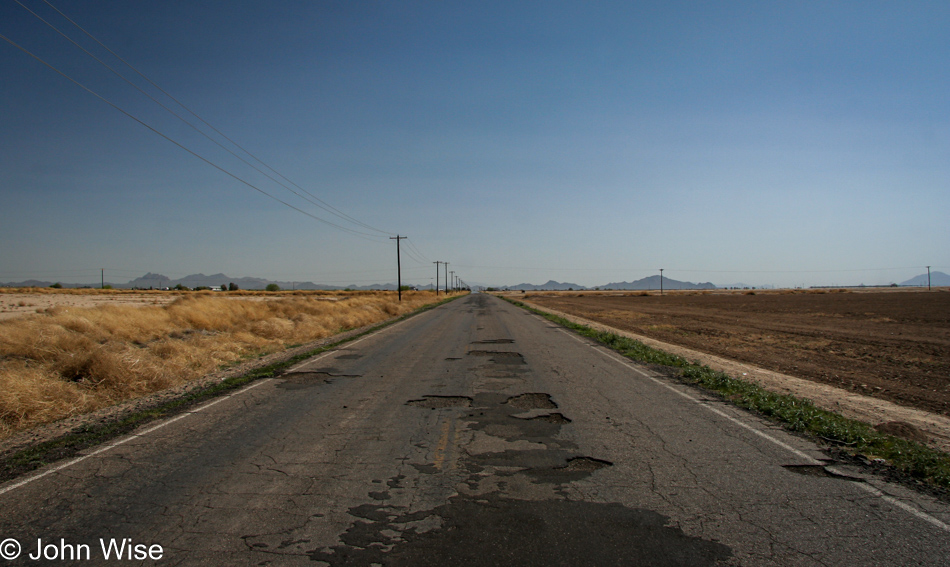 Somewhere on or near the Tohono O'odham Reservation in Arizona