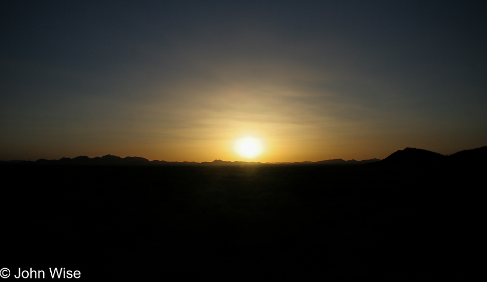 Somewhere on or near the Tohono O'odham Reservation in Arizona