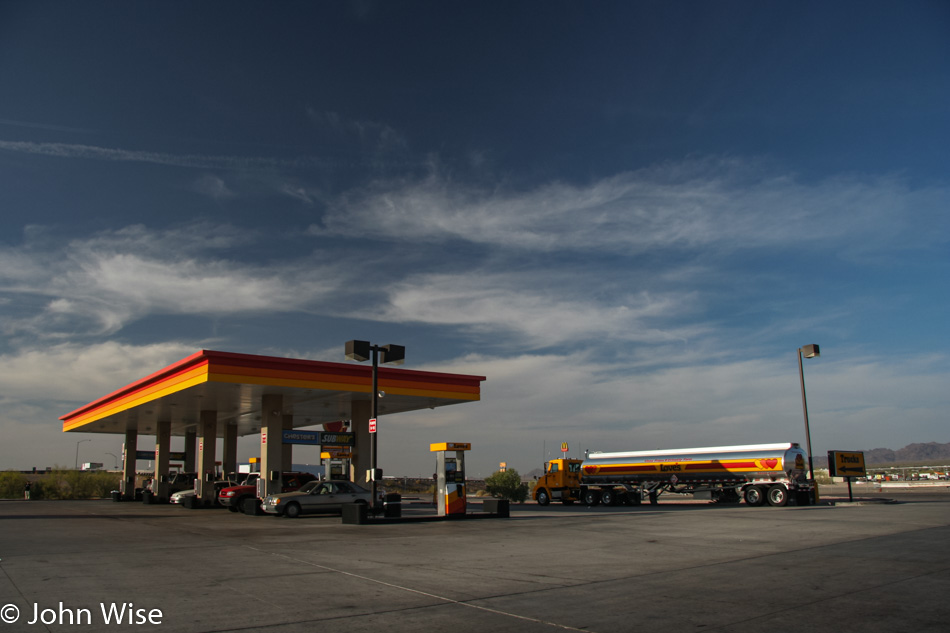 Love's gas station in Quartzsite, Arizona