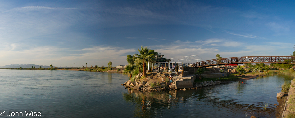 At the Colorado River on the California / Arizona border