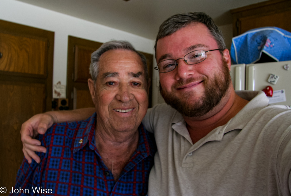 Woody Burns and John Wise in Goleta, California